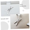 Gatuida 8pcs Stainless Steel Stamp Tweezers for Collecting Crafting Model
