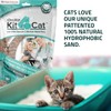 KIT4CAT 2lb Hydrophobic Litter Sand Cat Urine Sample Collection Kit