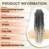 Lovenea Drawstring Ponytail for Women 18 inch Boho Box Braids