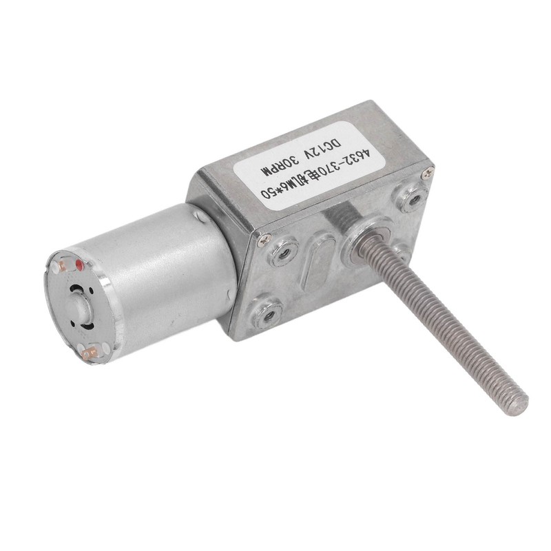 30RPM DC Geared Motor Self Locking Ability Great Adaptation Worm