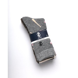 IZOD Boys Crew Socks - 5 Pack Breathable Soft Stretch Performance Crew Dress Socks for Toddlers to Big Boys (Shoe Size: S-L), Size Large, Grey