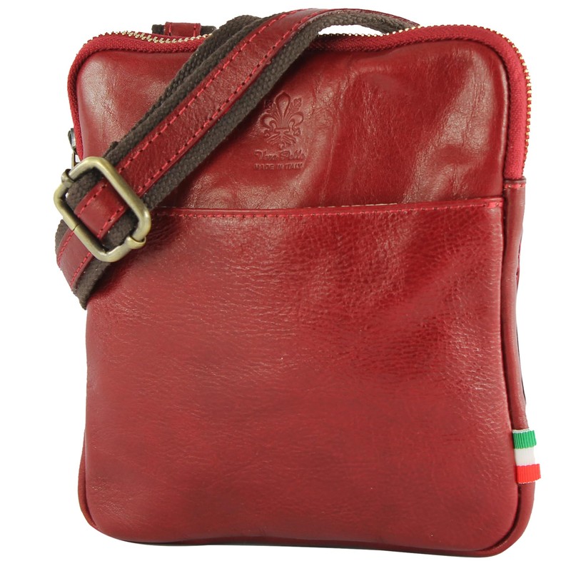 modamoda de - T256 Italian Leather Shoulder Bag Messenger Bag