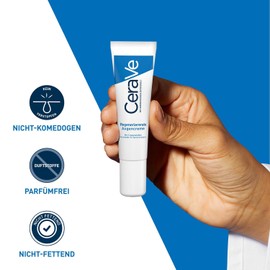 CeraVe Regenerierende Augencreme gegen Augenringe und Schwellungen, Augenpflege für normale bis trockene Haut, Mit Hyaluron und 3 essenziellen Ceramiden, 14 ml