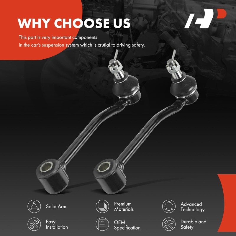 A-Premium 2 x Rear Sway Bar Links Stabilizer Bar Links,