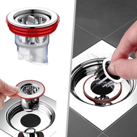 1Pc Odor Proof Floor Drain,Shower Bathroom Kitchen Floor Drain, Prevent Backflow, Prevent Odor Dispersion in Showers, Bathrooms, and Kitchens, Bathroom Sink and Bathtub Accessories