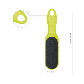 STALEKS Classic AC 10/1 Foot File Double Sided Abrasive (100/180 Grit) - Pedicure Foot Care Tool for Women and Men for Wet and Dry Feet Skin - STALEKS Classic AC 10/1 (Green)