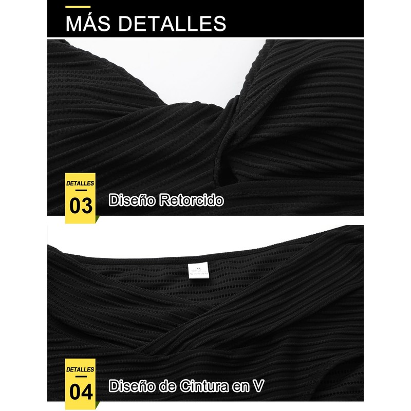 COLIZERE Trajes de Baño Mujer de Dos Piezas Bikini Cintura