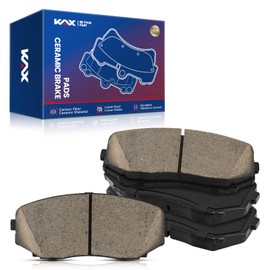 KAX D1258 Front Ceramic Brake Pads Sets Fit For CX-9 2007-2023, Edge 2010-2011, C-X-7 2007-2012, C-X-5 2019-2023 2.5T, MKX 2010, C-X-5 2019 2.2T, Automotive Replacement Brake Pads