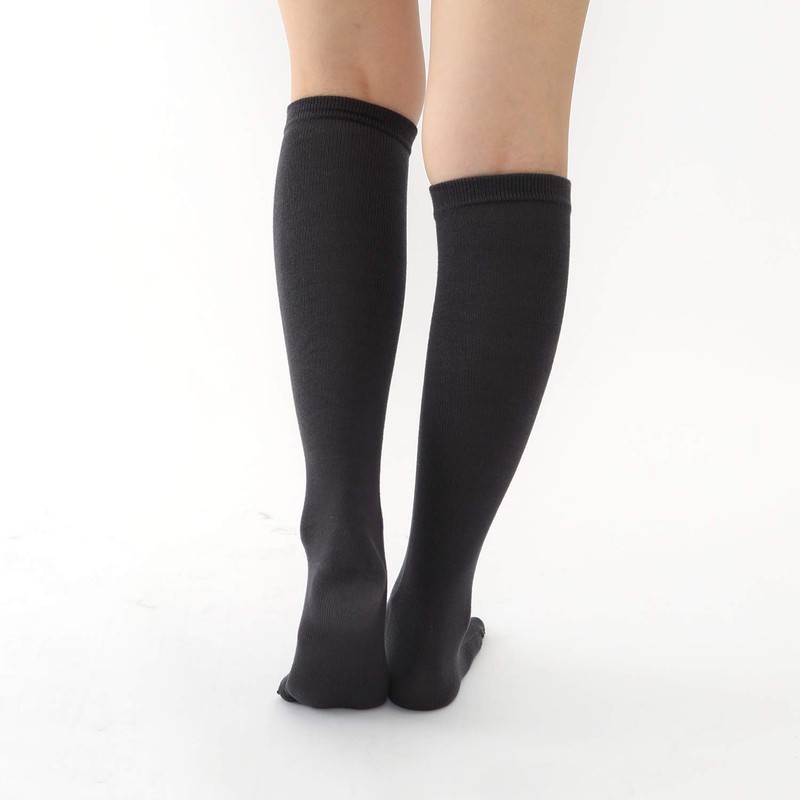 Tabio 5 Toe Cotton Finished High Socks, Made in Japan,
