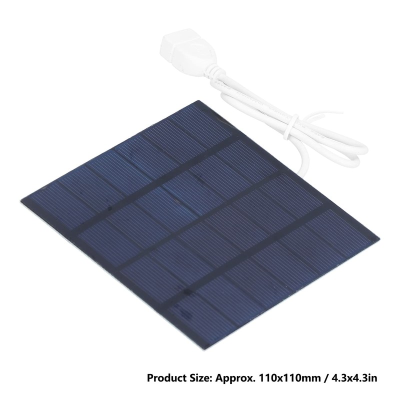 yaogohua TOTITOM 1.5W 6V Solar Panel Portable DIY Solar Charging