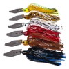 Ahvqevn 6pcs Fishing Lures, Bait Spinner Swim Flipping Blade, Salmon