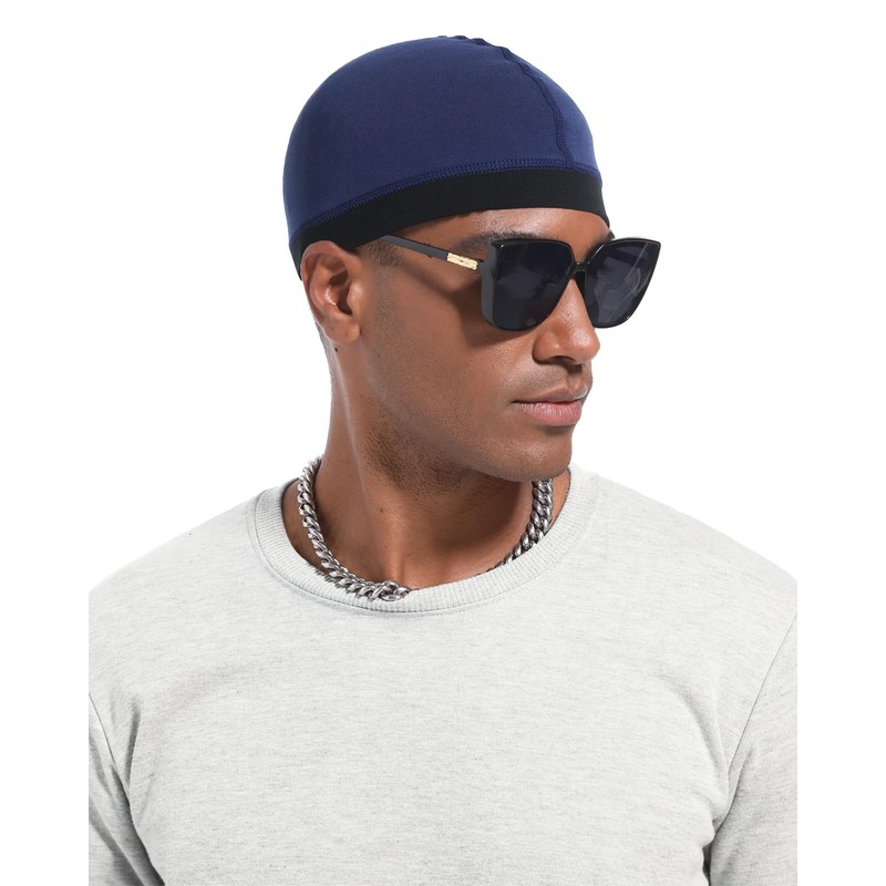Cotton Stocking Wave Cap for Men, Wave Caps for 360