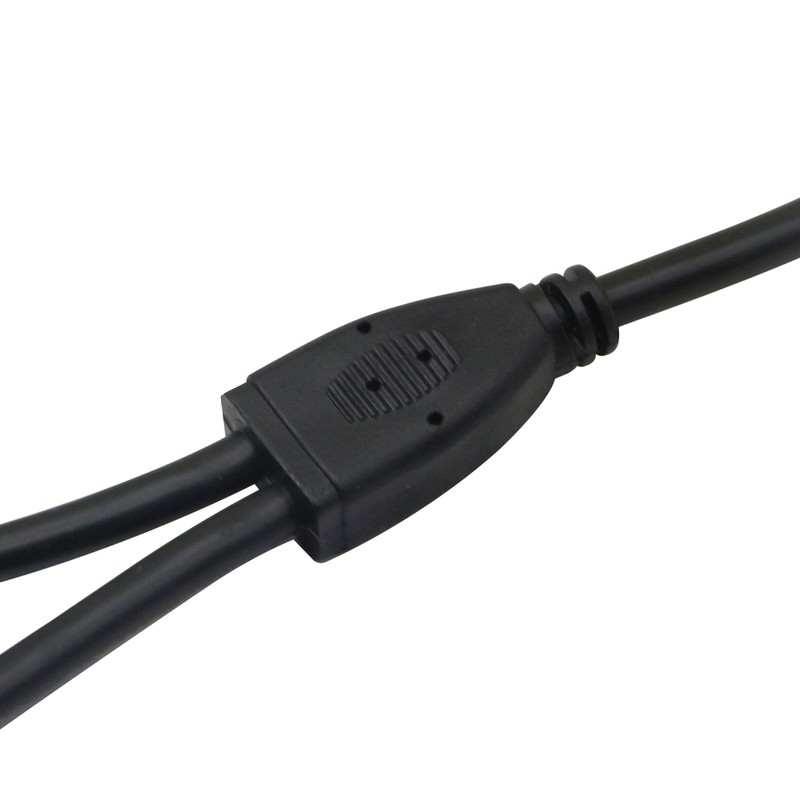 CERRXIAN 5.5/2.1MM 12V DC Power Splitter Cable 1 Male to