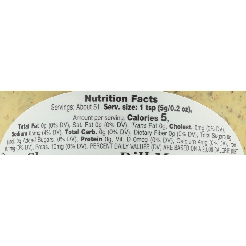 BRASWELLS Champagne Dill Mustard, 9 OZ