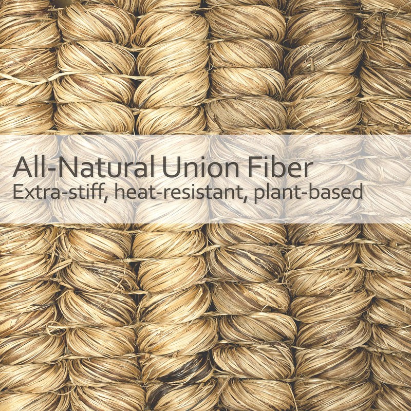 REDECKER Oyster Scrub Brush with Union Fiber Bristles and Untreated