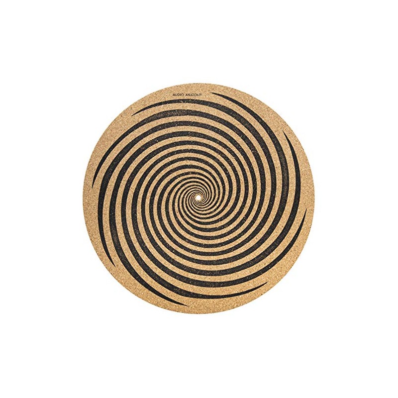 AA Audio Anatomy Vinyl Record Turntable Cover Spiral Design Made
