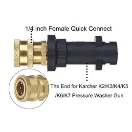 TAORANJU Pressure Washer Gun Adapter with 1/4'' Quick Connect Fitting, Pressure Washer Adapter Connector Accessories for K2, K3, K4, K5, K6, K7