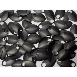 Chainmail Joe Premium Anodized Aluminum Scales (Large (100ct), Black)