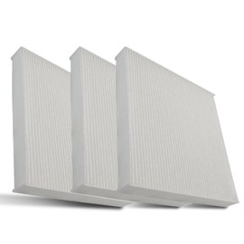 ACB ZONE Premium Cabin Air Filter for My Car, Automotive Replacement Air Auto Filters for Honda Accord/Civic/Crosstour/Cr-V/Odyssey/Passport/Pilot/Ridgeline (3 pce)