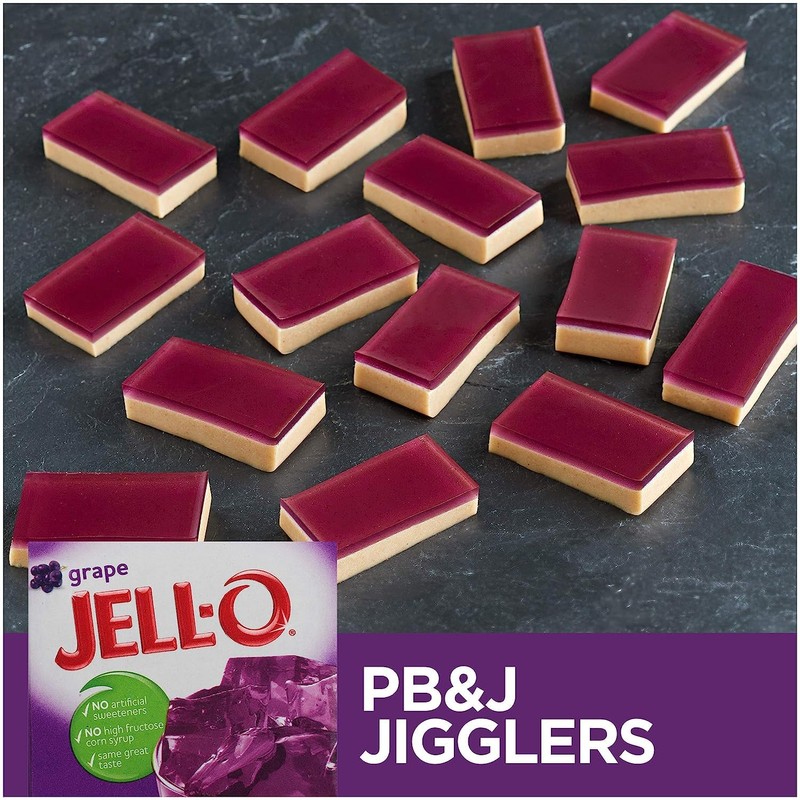 Jell-o, Gelatin Dessert, Grape (Pack of 2)