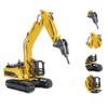 Dilwe RC excavator, 1 50 alloy excavator, model building, car,
