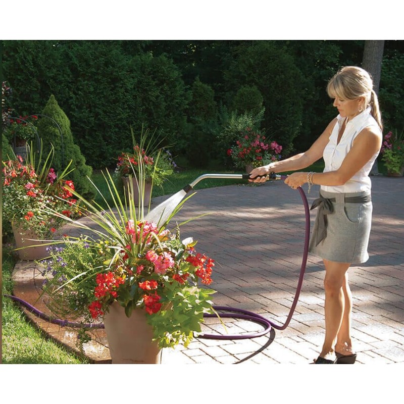 Dramm 12358 Classic Hanging Basket Watering Wand, 36", Silver