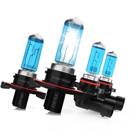 QIPEIZSP halogen headlight bulbs compatible with Kia Soul 2017 2018 2019 2022 2021 2022 Headlight Bulbs Front Bulb Bright Light,9008 High/Low Beam+9006 Fog Light Bulbs, 4 Pack