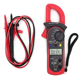 Multímetro, pinza amperimétrica digital automática ST201 para probar voltaje CCCA, resistencia, diodo(rojo)                                           