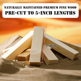 HuoYmut Mini Fire Sticks Wood,5" Lengths Kiln Dried Pine Small Firewood,Barkless Kindling Fire Logs,Fire Pit Accessories Great for Stove Mesa XL,Tabletop Firepit,Pizza Oven Wood,12Lbs
