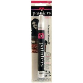 Elmer's ELMERS Painters Opaque Acrylic Chisel Tip Paint Marker, White (JA7583) Lot of 2