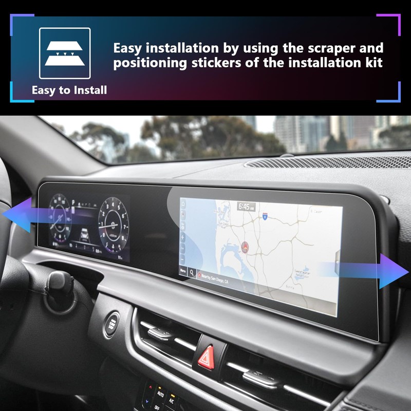 SXCY 2PCS for 2025 2026 Kia Seltos Screen Protector 2024