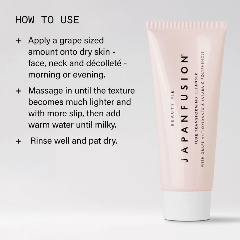 Beauty Pie Japanfusion Transforming Cleanser | Face Wash | Facial