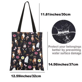 G2TUP Boxer Dog Tote Bag Boxer Dog Mom Gifts Boxer Dog Lover Gifts Boxer Dog Owner Shoulder Bag (boxer dog CA)