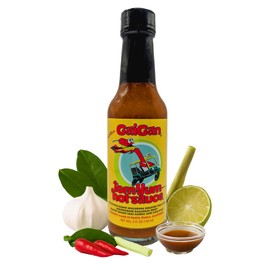 GaiGan - Tom Yum Hot Sauce/Soup Mix, Low-Calorie Thai Chili Hot Sauce Dip & Glaze, All Natural Gluten Free Vegan Condiments with Low Sodium & No Preservatives, 150 mL