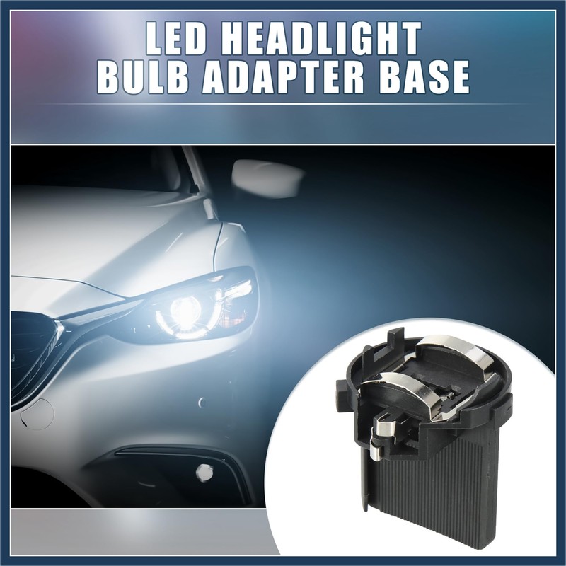 INFINAUTO H7 LED Headlight Bulb Holder Adapter Socket Base Holders