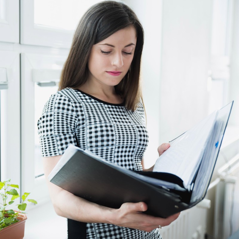 Art Portfolio Folder, 40 Clear Pockets Paper Protectors Display 80