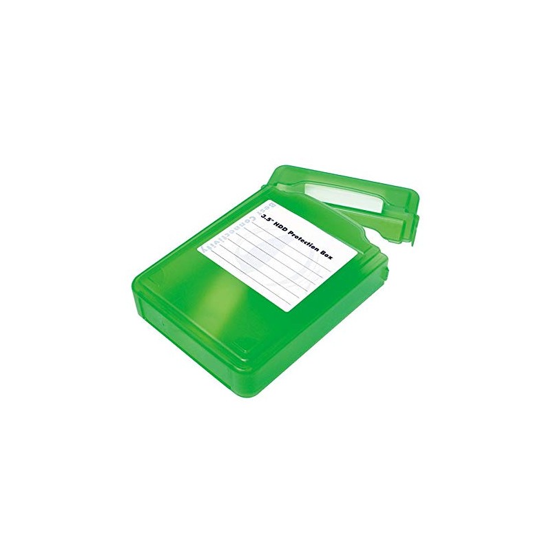 Hard Drive Protective Box for 3.5 Inch HDD Green
