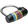 TRIXES 5-Number Combination Padlock Black
