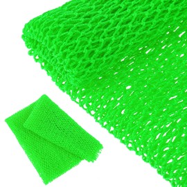 Geiserailie African Net Sponge Long Bathing Net Shower Body Scrubber Back Scrubber Skin Smoother Bathing Sponge for Daily Use or Stocking Stuffer(Green)
