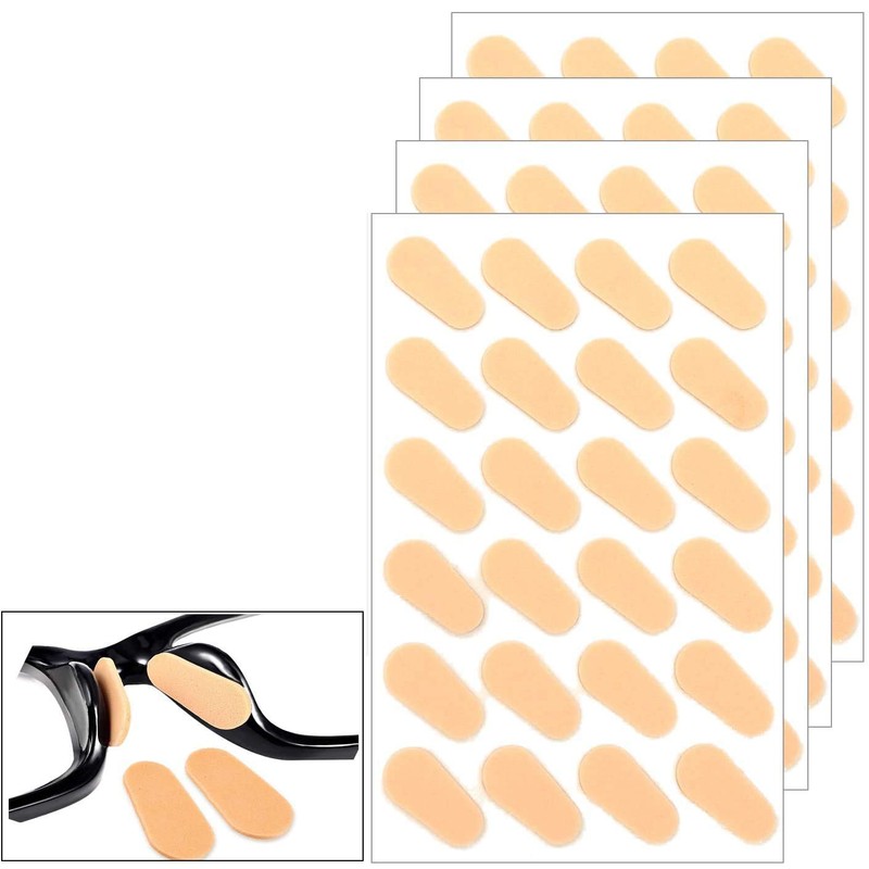 24 Pairs Soft Foam Nose Pads, Self-Adhesive Anti-Slip Eyeglass Nose