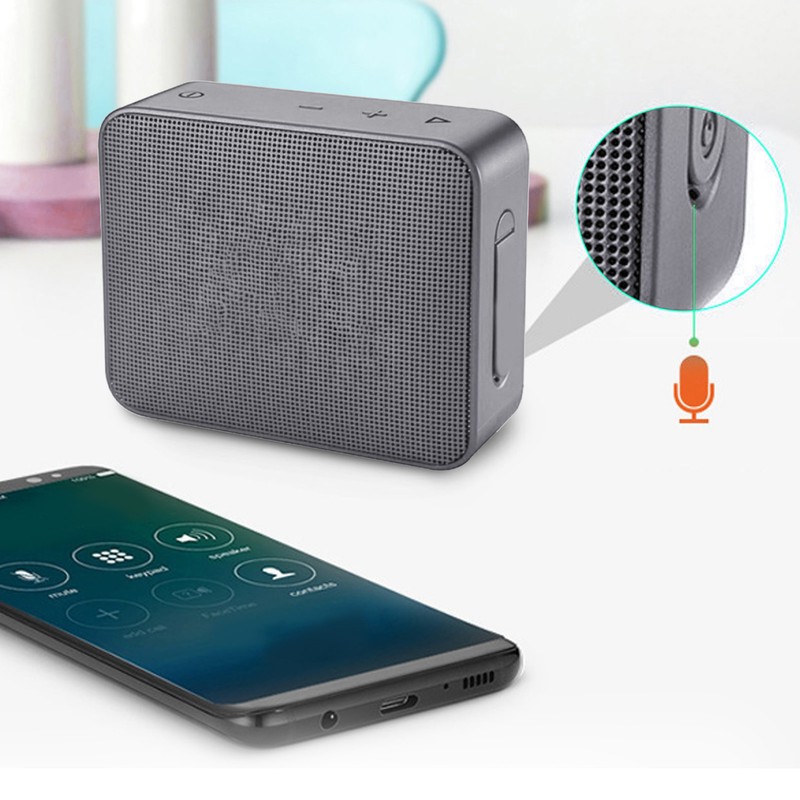 Wireless Bluetooth Speaker HiFi Stereo Bass Multifunctional Mini Portable Wireless