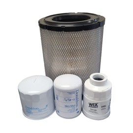 CFKIT Filter Kit Compatible with ISUZU NPR W/4HK1 5.2L (2004-2007) (Radial Seal Air Filter)