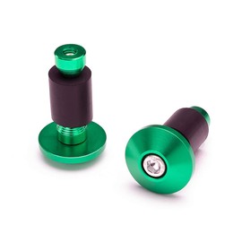 Motorcycle Handlebar Weights CNC Aluminium for 22 mm 7/8 Inch Handlebars - Green