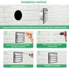 LALAGO Ventilation Grille 100 mm, Backflow Flap, Weather Protection Grille