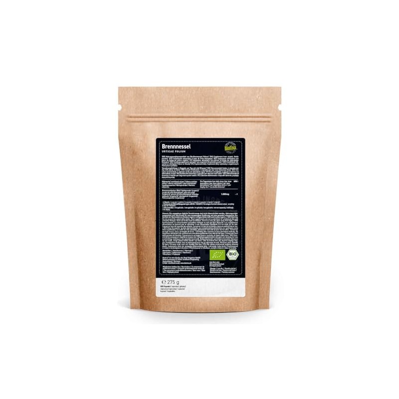 Organic Nettle 500 Capsules | 450mg per Capsule | Nettle