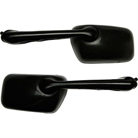 Emgo 20-69760 Black - Pair Right Side Replacement Mini-Mirror for Suzuki GSXR