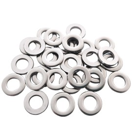 M6 x 12 x 1.6mm Washers,235 Piece A2 304 Stainless Steel Flat Penny Washers,Round Spacer Repair Washer For Screws Bolts,for Home Decoration Factories Repair Construction,According to Standart DIN125