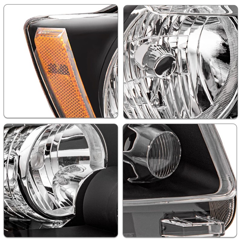 SOCKIR Halogen Headlight Assembly Fit for 2011 2012 2013 Jeep