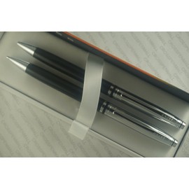 Cross Classic Executive Companion Avatar Tuxedo with Extremely Polished Appointment, Extremely Polished Chrome Barrel with Distinctive Cross Mid Ring Signature, Pen and 0.7mm Pencil Set