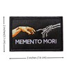 Memento Mori Patch Hook and Loop 3x2 Inch Tactical Military